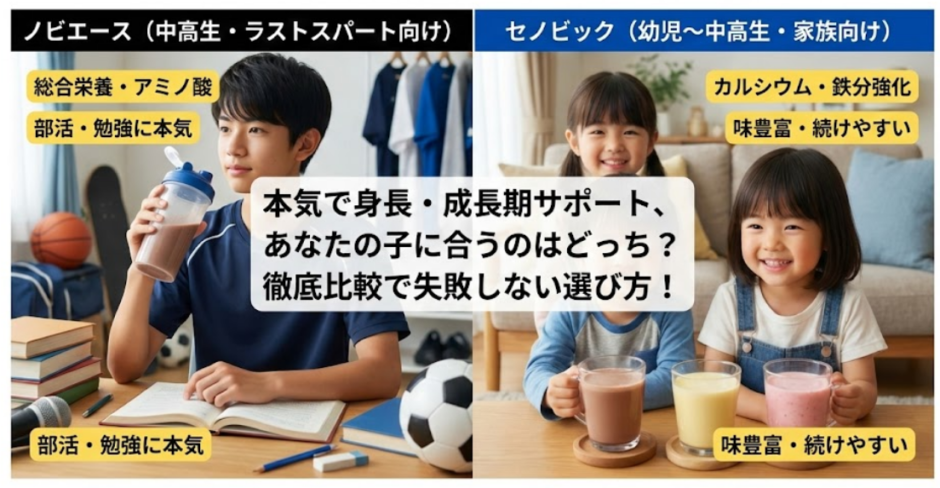 ノビエースとセノビックを徹底比較｜特徴から選び方まで解説